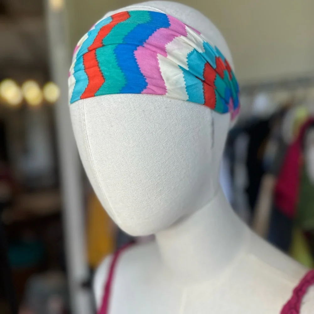 Lemlem NWOT set of two Multicolor Zigzag‎ Headband